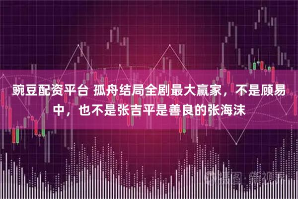 豌豆配资平台 孤舟结局全剧最大赢家，不是顾易中，也不是张吉平是善良的张海沫