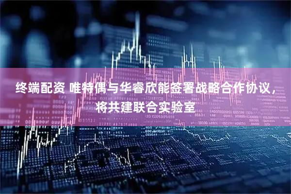 终端配资 唯特偶与华睿欣能签署战略合作协议，将共建联合实验室